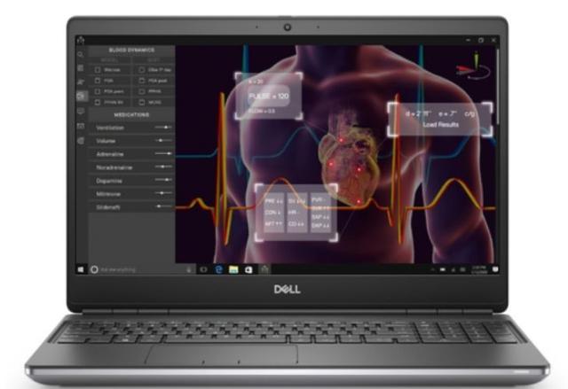 Dell Precision 7550 Mobile Workstation Laptop 15.6" Intel Core i5-10400H 2.60GHz in Titan Grey in Pristine condition