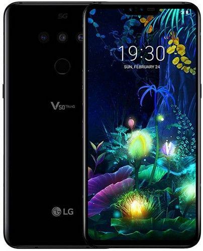 LG V50 ThinQ (5G) 128GB for Verizon in New Aurora Black in Excellent condition