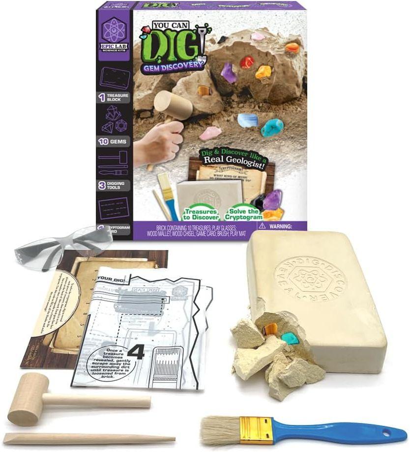 ArtSkills Epic Lab You Can Dig Gem Discovery Science Kits (15 Pieces)