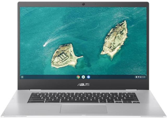 Asus Chromebook CX1500 Laptop 15.6" Intel Celeron N4500 1.1GHz in Transparent Silver in Pristine condition