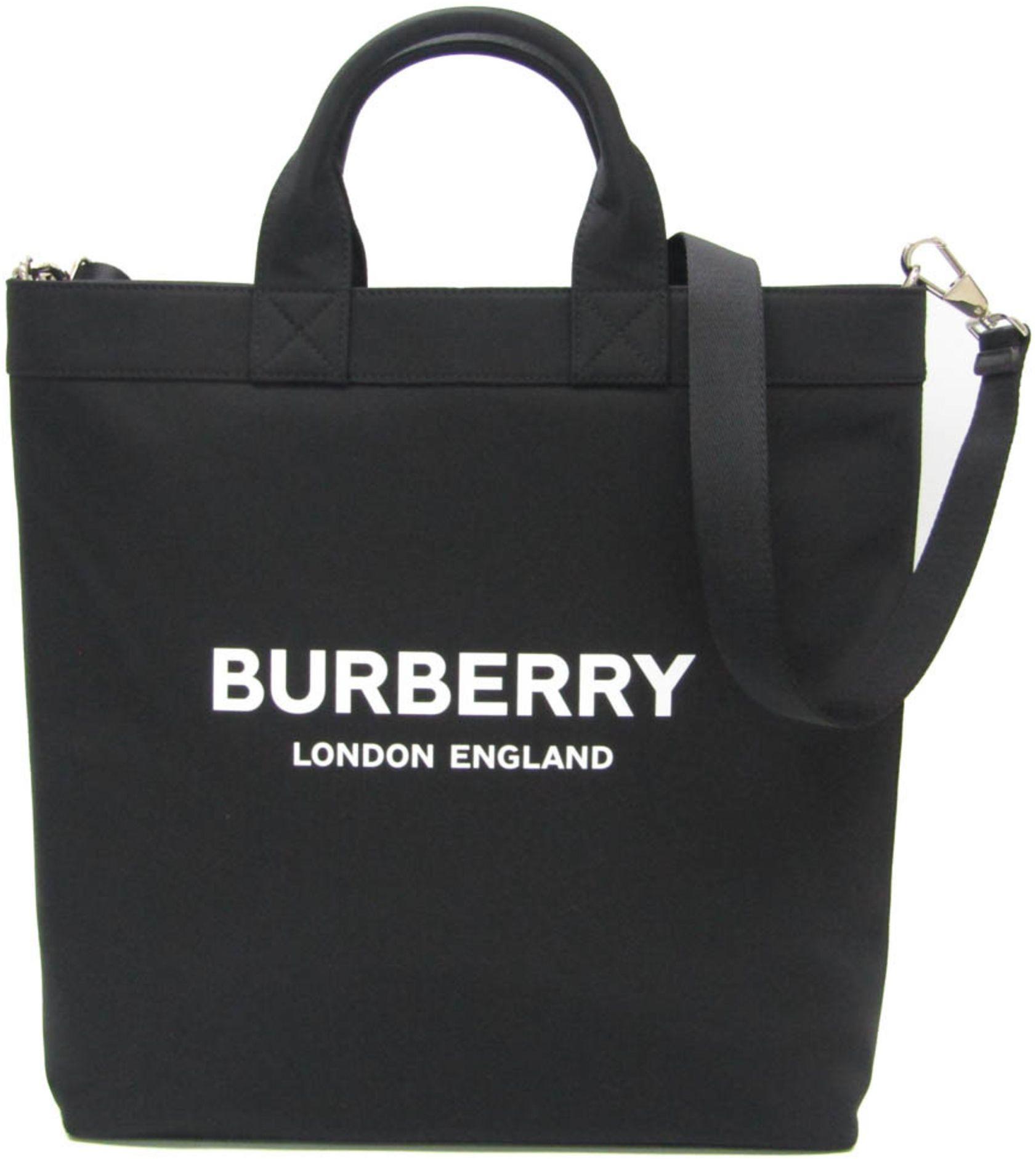 Burberry Leather Nylon Handbag Shoulder Bag
