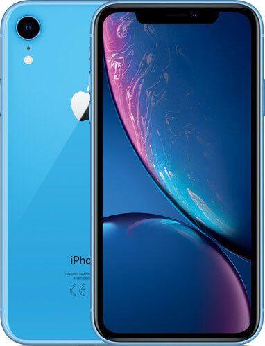 iPhone XR 128GB Unlocked in Blue in Acceptable condition