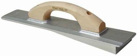 Kraft Tool CF066H-8 Cast Magnesium Beveler Driveway Float w/Wood Handle