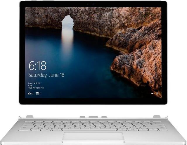 Microsoft Surface Book 1 13.5" Intel Core i5-6300U 2.4GHz in Silver in Acceptable condition
