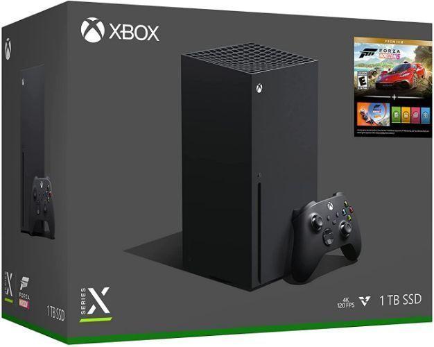 Microsoft Xbox Series X Gaming Console with Forza Horizon 5 Bundle 1TB in Black in Pristine condition