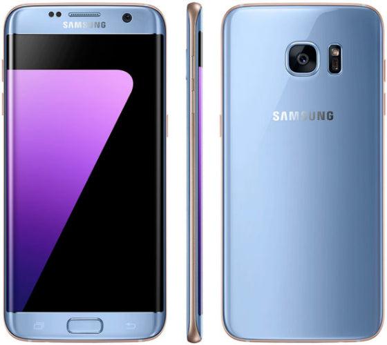 Galaxy S7 Edge 32GB Unlocked in Coral Blue in Acceptable condition