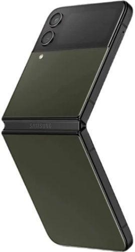 Galaxy Z Flip4 256GB Unlocked in Bespoke Edition (Black/Khaki/Khaki) in Acceptable condition