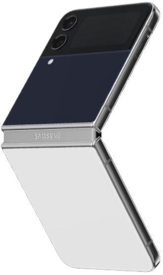 Galaxy Z Flip4 256GB Unlocked in Bespoke Edition (Navy/Silver/White) in Good condition